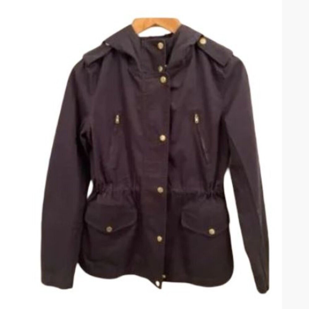 Laura Scott Navy Blue Lightweight Jacket (size 2X) Gently Worn